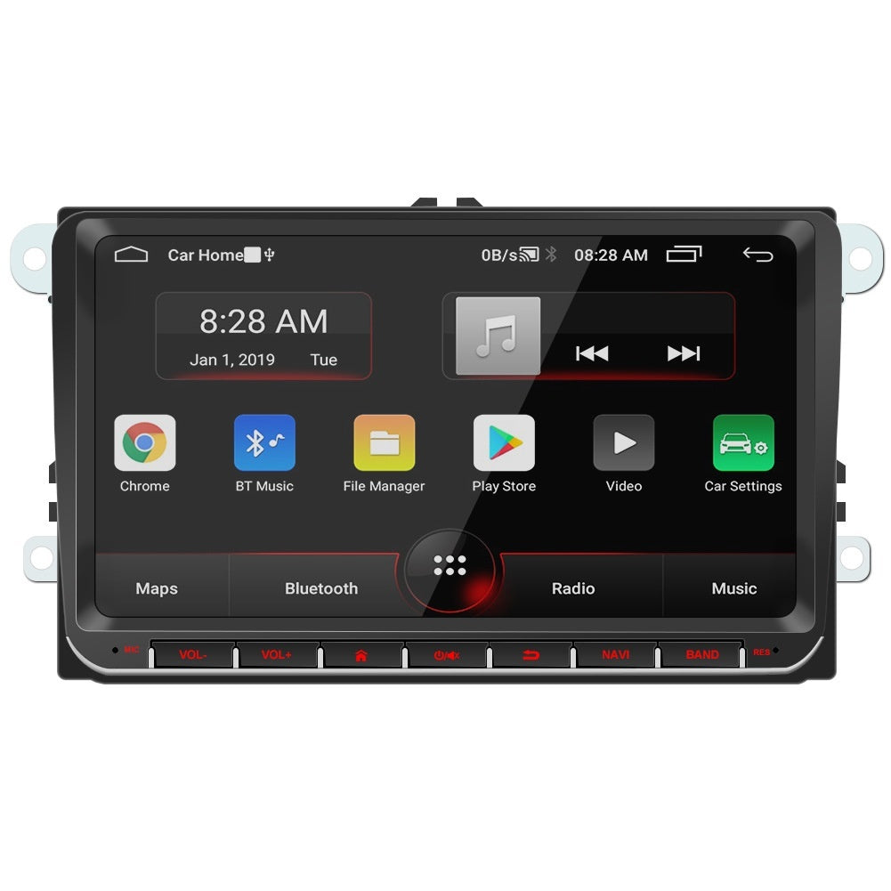 New Android 9-inch Car Bluetooth GPS Navigation Integrated Host for VW Series
