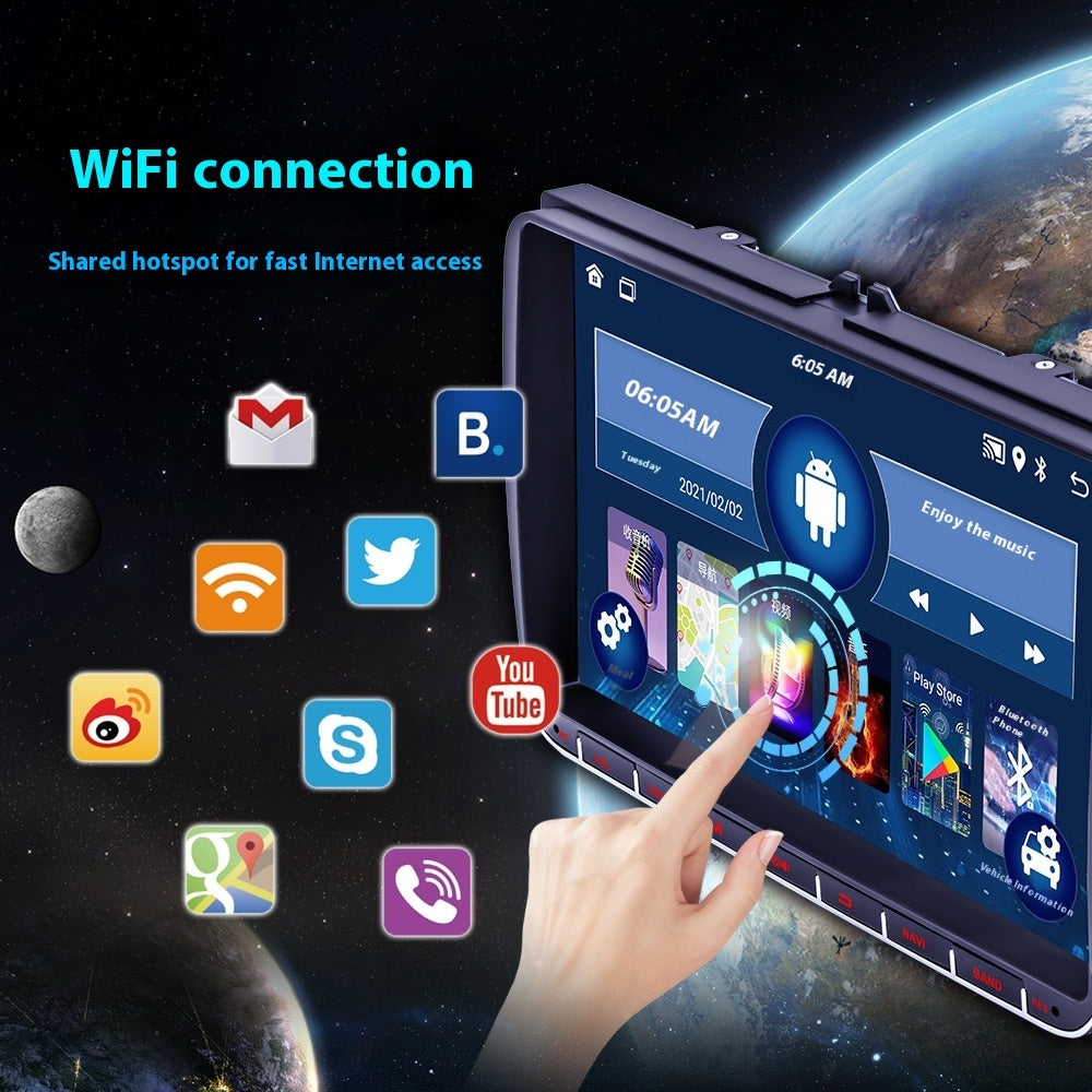 New Android 9-inch Car Bluetooth GPS Navigation Integrated Host for VW Series