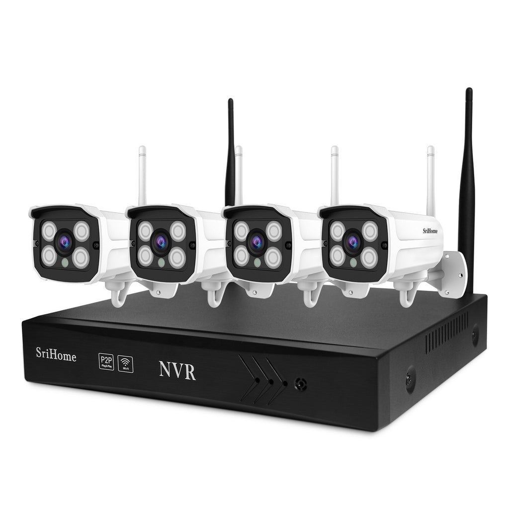 Srihome4or8ch Wireless NVR Recorder
