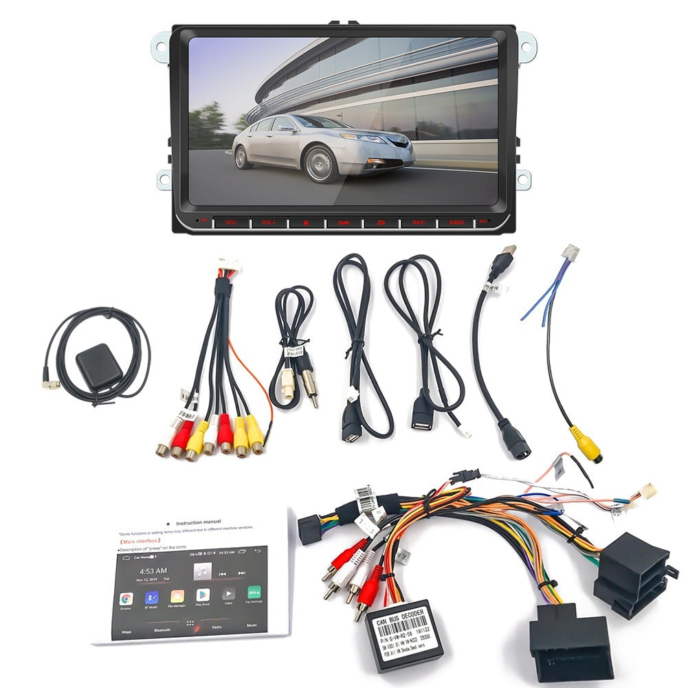 New Android 9-inch Car Bluetooth GPS Navigation Integrated Host for VW Series