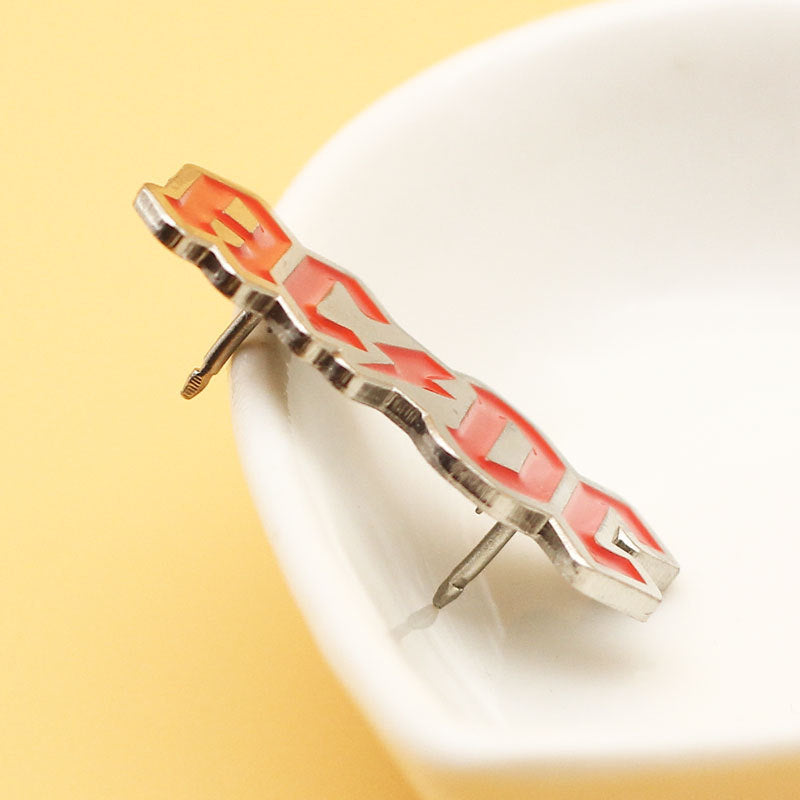 AC/DC Music Lapel Pushpin Retro Heavy Metal Music Badge