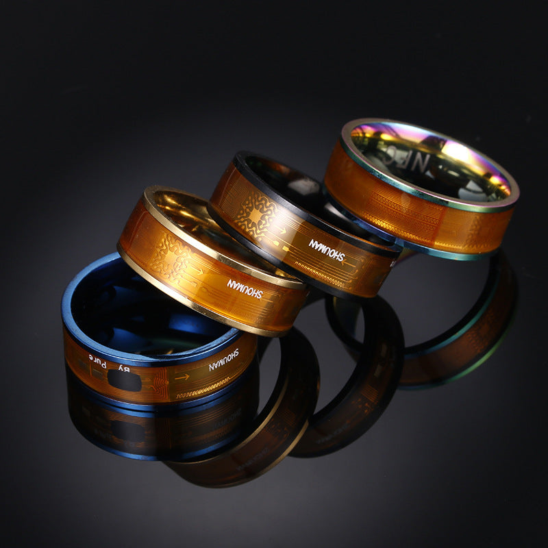 NFC smart ring wearable smart phone device cross-border hot selling smart jewelry