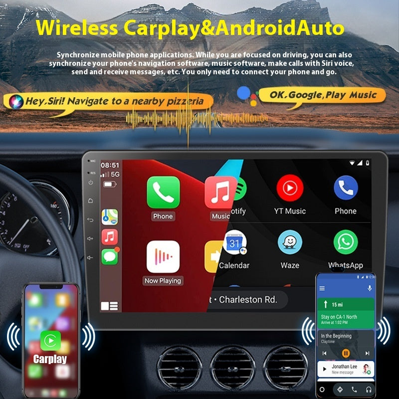 9-inch A Universal Machine Android Auto Car Central Control Large Screen