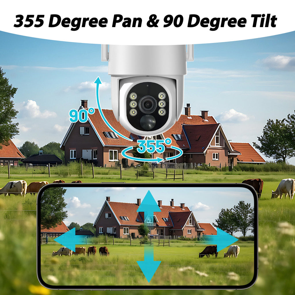 4G 4MP Ip Mini Speed Dome Ptz Camera CCTV Security 360 Degree Ip Camera Auto Motion Tracking Ip PTZ Camera