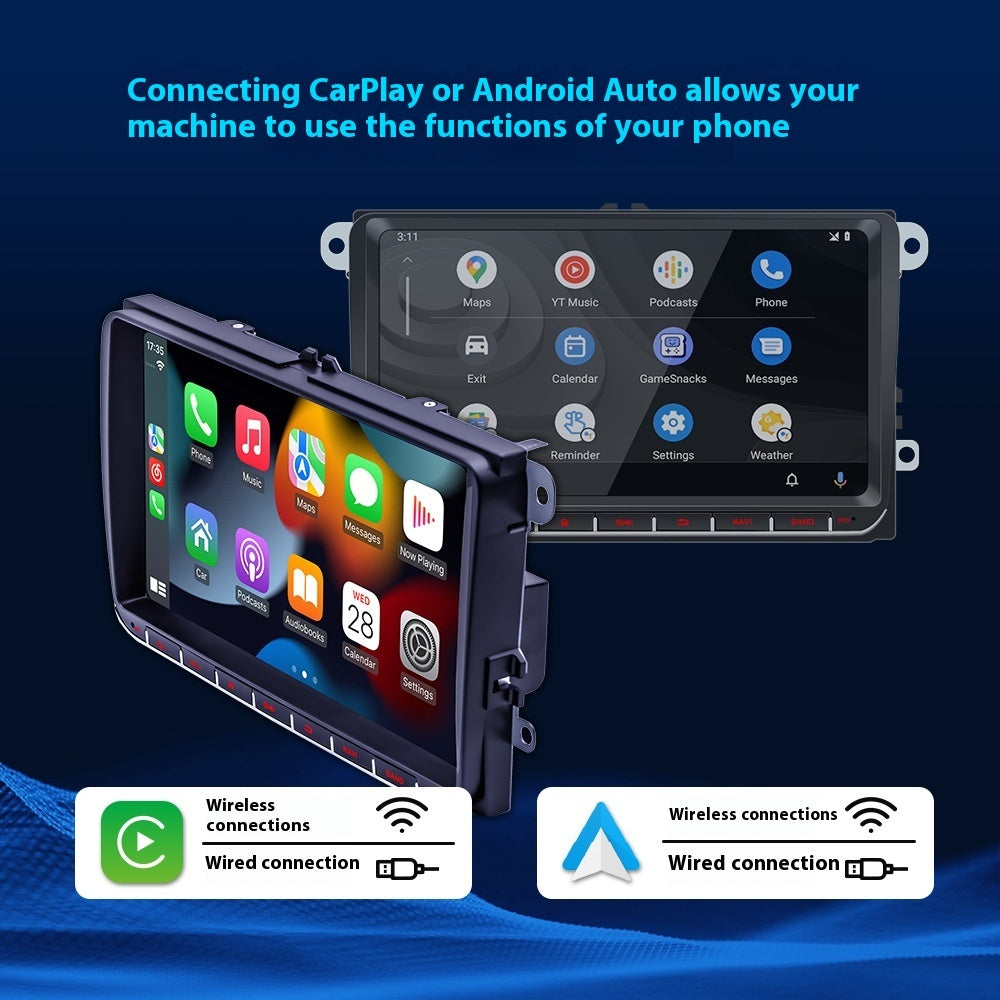 New Android 9-inch Car Bluetooth GPS Navigation Integrated Host for VW Series