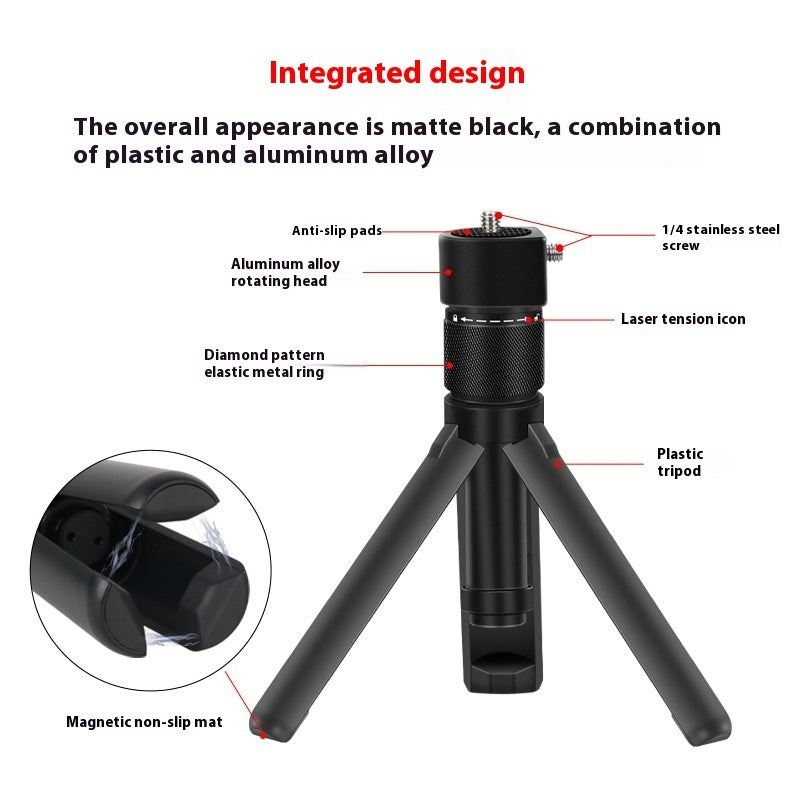 360 Selfie Stick Panoramic Camera Rotating Handle Time Extension Rod